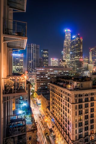 ロサンゼルスの夜景 | アメリカ