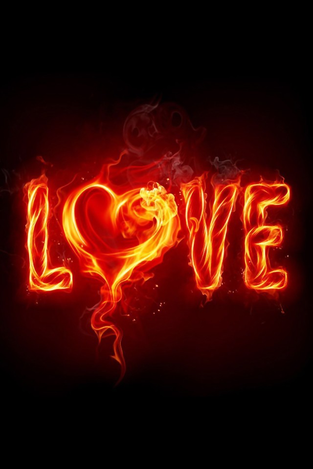 640x960 Hd Iphone Wallpaper Love Fire Art Love Iphoneかわいい壁紙集 Heart Iphone壁紙ギャラリー