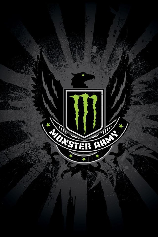 ロイヤリティフリー壁紙 Monster Monster Energy ロゴ 最高の花の画像