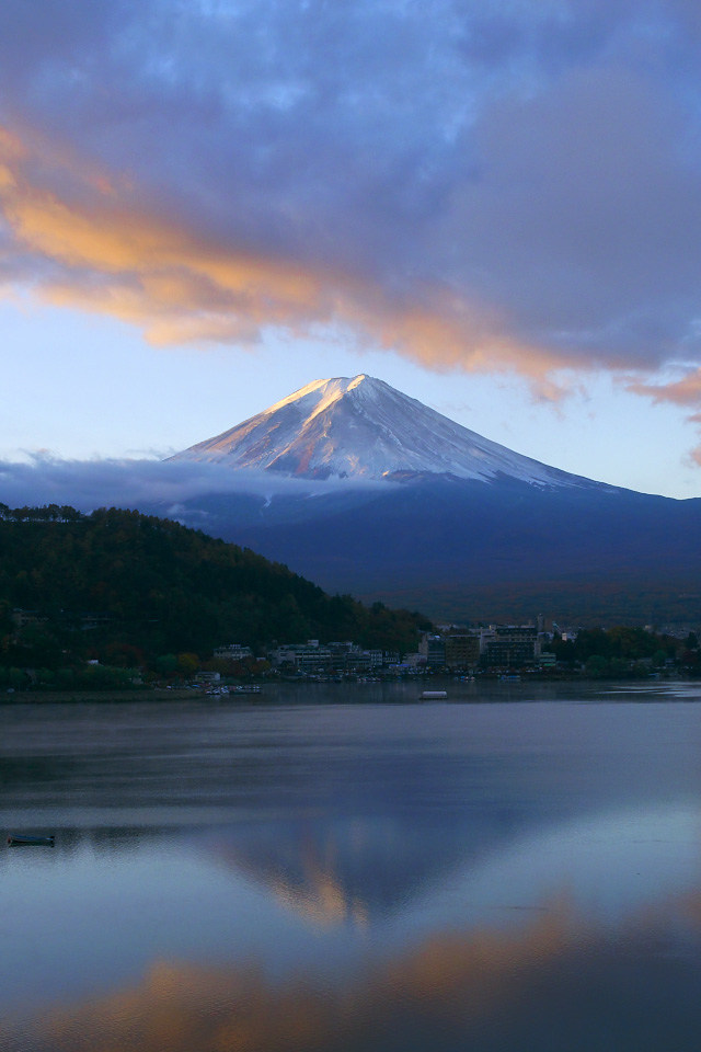 Free Iphone 4s Wallpaper Nature Landscapes 富士山黎明 Mt Fuji Iphone 壁紙館 Iphone壁紙ギャラリー