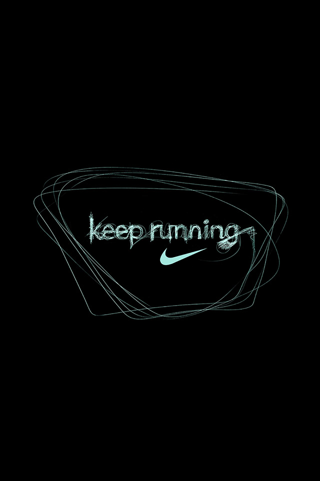 Keep Running Nikeのiphone壁紙 Iphone壁紙ギャラリー