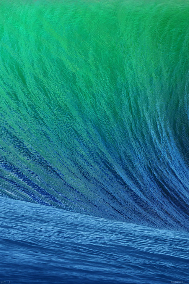 きれいなエメラルドグリーンの波 Iphone壁紙ギャラリー