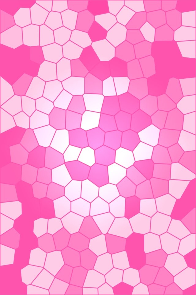 ピンクのステンドグラス風 Iphone壁紙ギャラリー