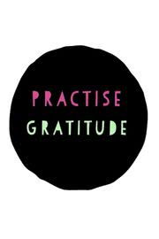 Practice Gratitude - オシャレなロゴマークのスマホ壁紙