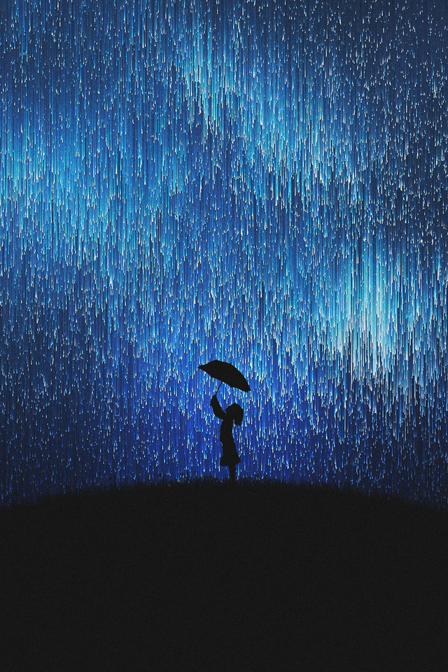 星空の雨 Iphone壁紙ギャラリー