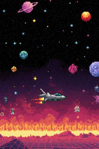 【77位】レトロゲーム（ドット絵）|ドット絵のiPhone壁紙