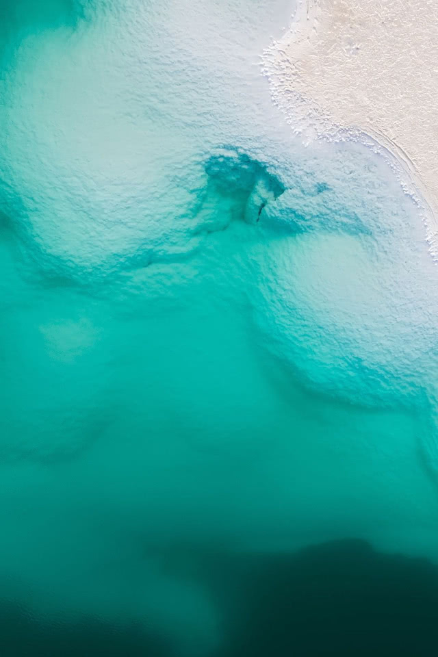 エメラルドグリーンの海 Iphone壁紙ギャラリー