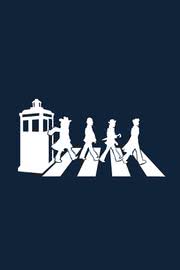 iPhone壁紙Tardis the Beatles…