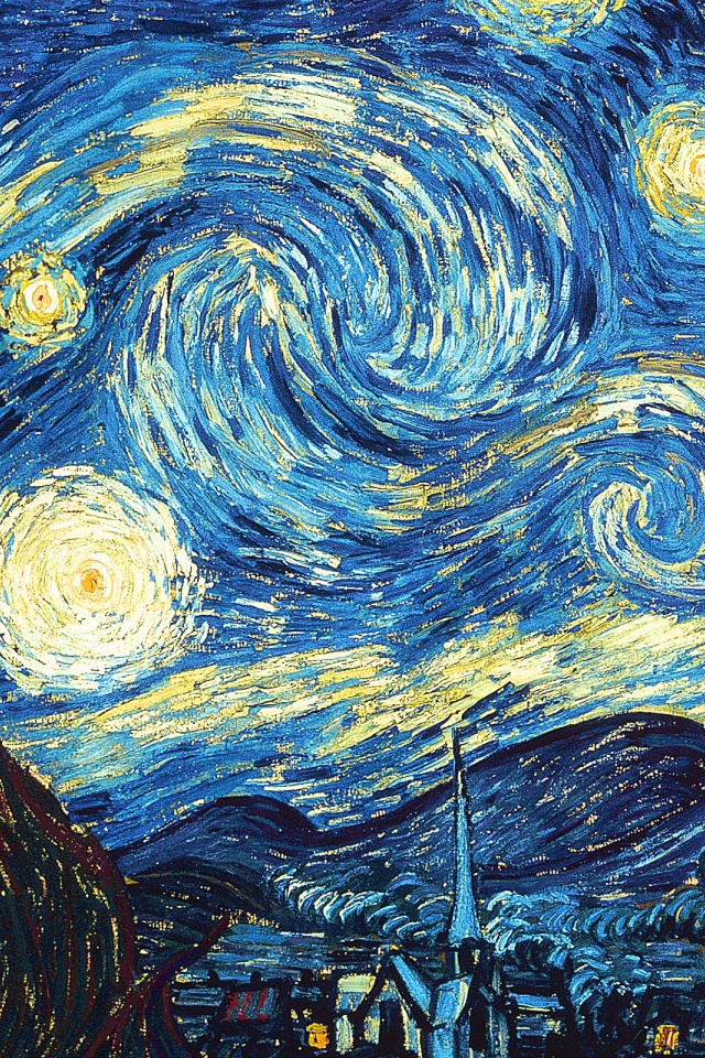 ゴッホ 星月夜 絵画のアート系iphone壁紙 Iphone壁紙ギャラリー