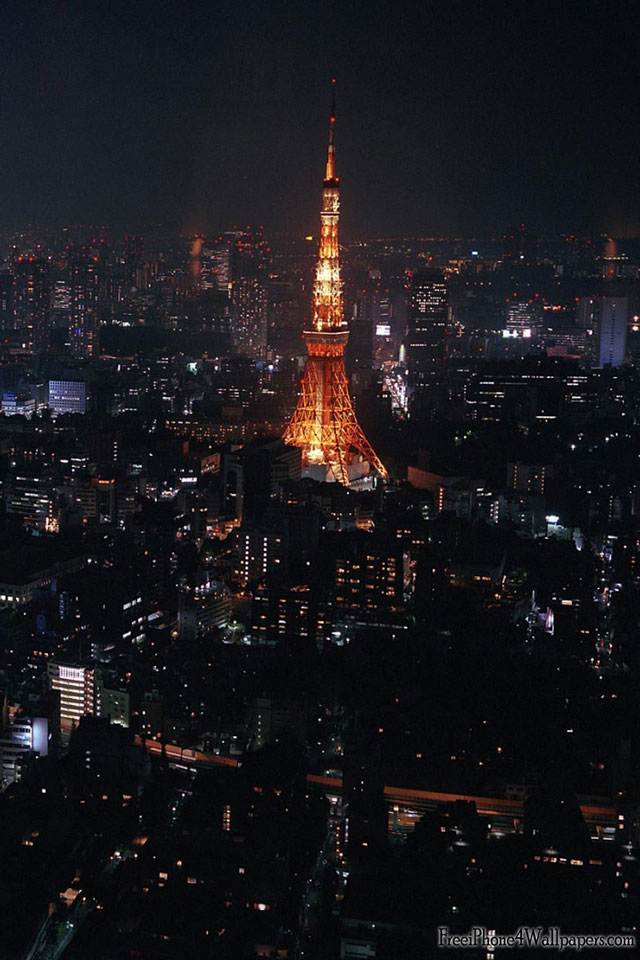 ユニーク東京タワー 夜景 壁紙 Iphone アニメ画像