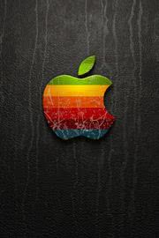 レザー Apple テクスチャ Logoの壁紙