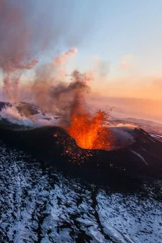 火山|溶岩のiPhone壁紙