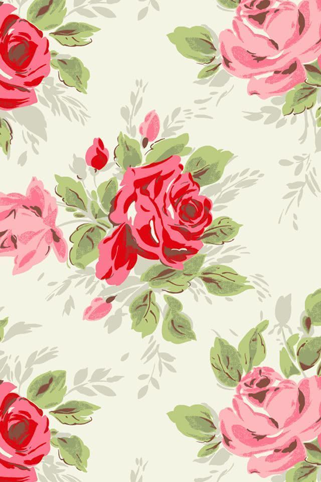 バラの花柄 Iphone壁紙ギャラリー