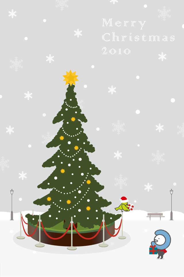 ちいさなアパルトマンで メリークリスマス マルシエロくんのクリスマス壁紙 お洒落なクリスマスのスマホ壁紙 冬 Iphone Android 待ち受け画面 Naver まとめ