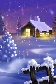 雪と小屋