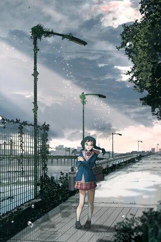 雲のむこう 約束の場所 アニメ映画の風景 Iphone壁紙ギャラリー