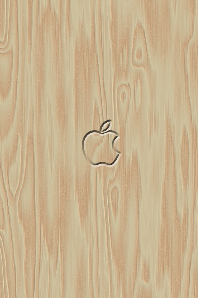 木製appleロゴ Iphone壁紙ギャラリー