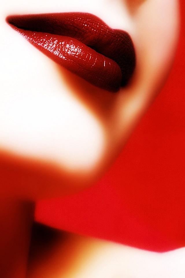 赤い唇 Iphone壁紙ギャラリー