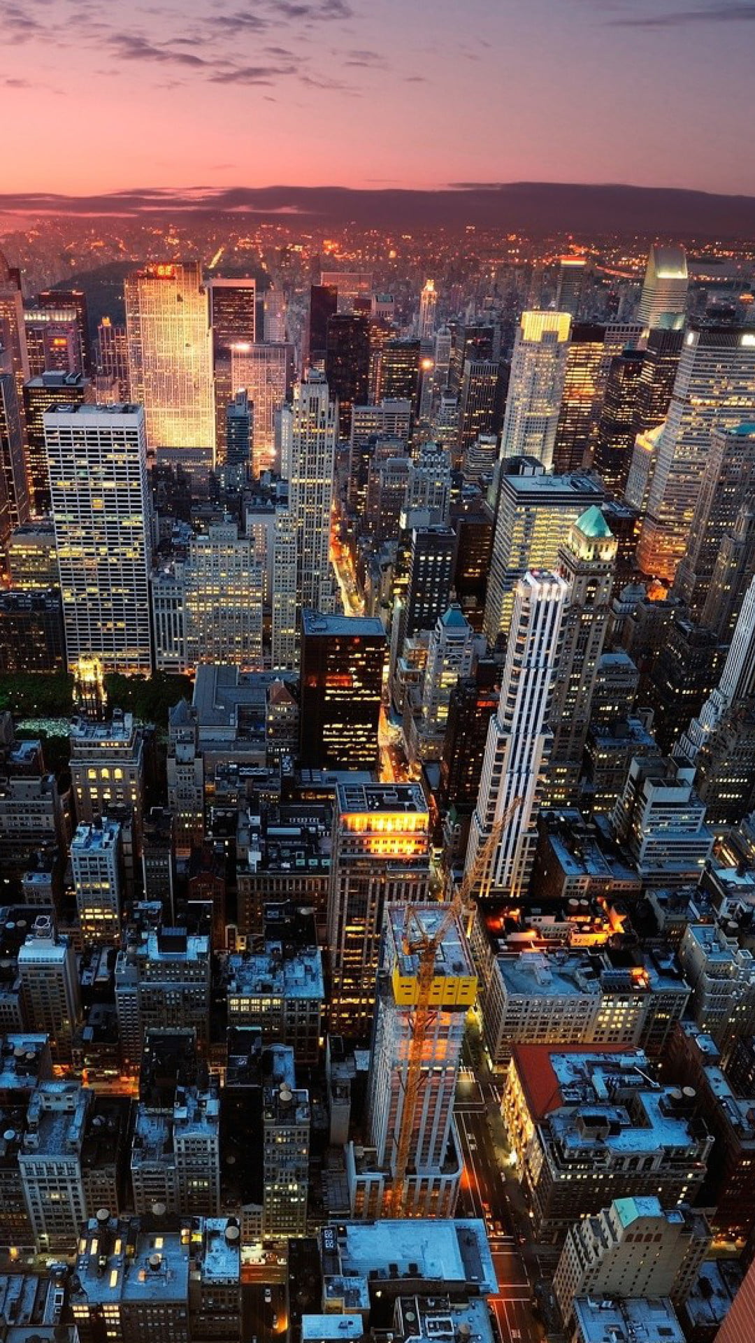 ニューヨークの夜景 Iphone12 スマホ壁紙 待受画像ギャラリー