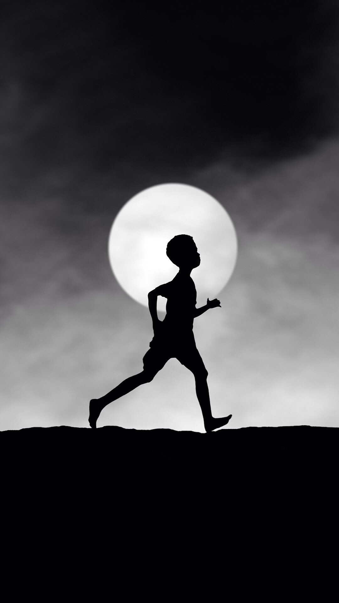 月夜に走る少年 Iphone12 スマホ壁紙 待受画像ギャラリー