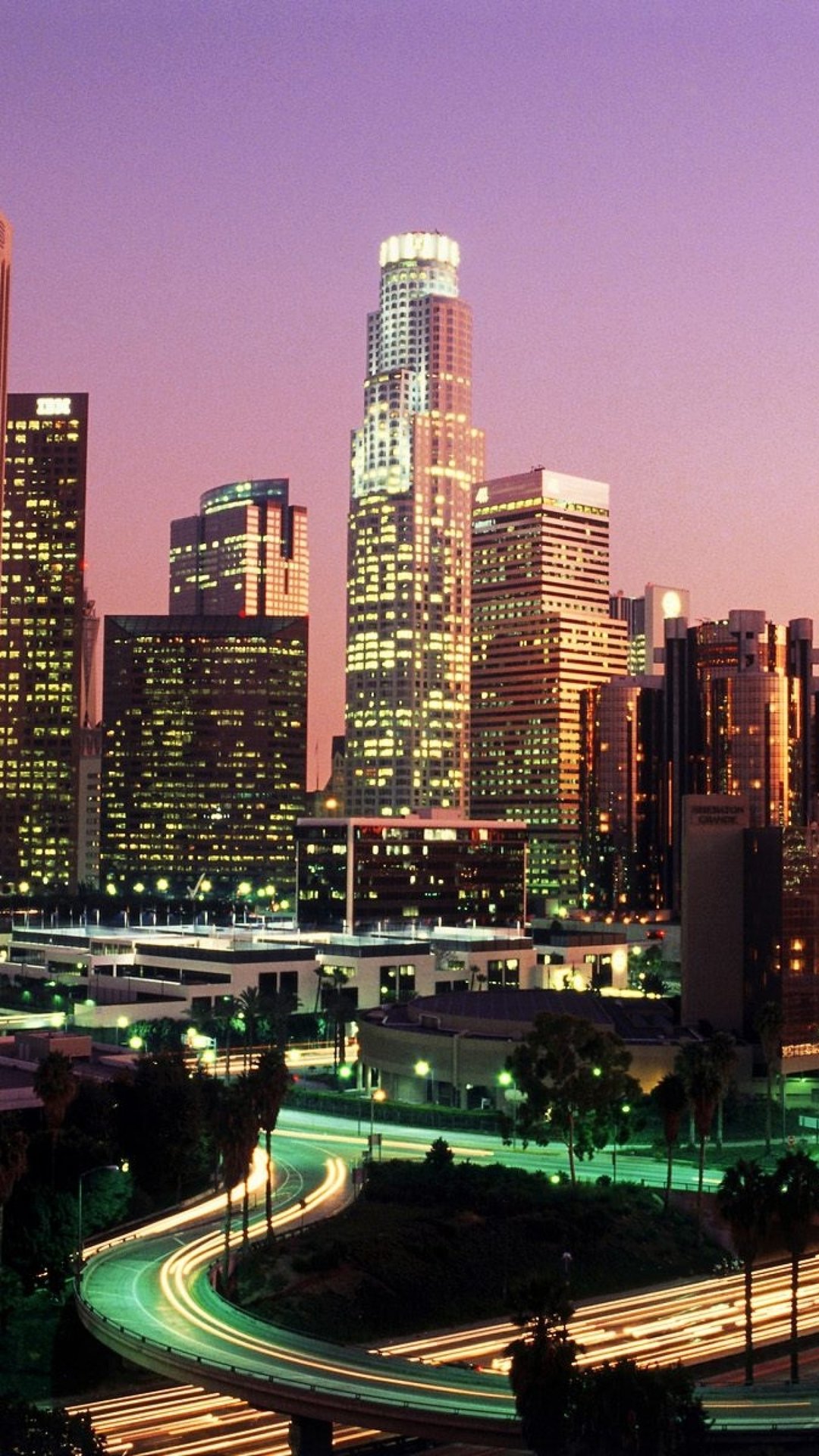 ロサンゼルスの夜景 Iphone12 スマホ壁紙 待受画像ギャラリー