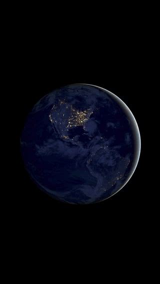 夜の地球