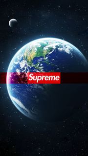Supreme - earth | ブランドのiPhone壁紙