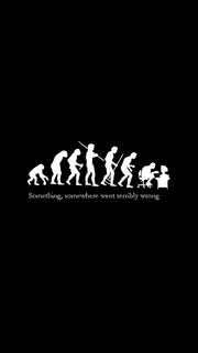 【iPhone6壁紙】「Something somewhere went terribly wrong」