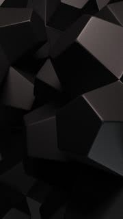 Black 3D iPhone 6s Wallpapers