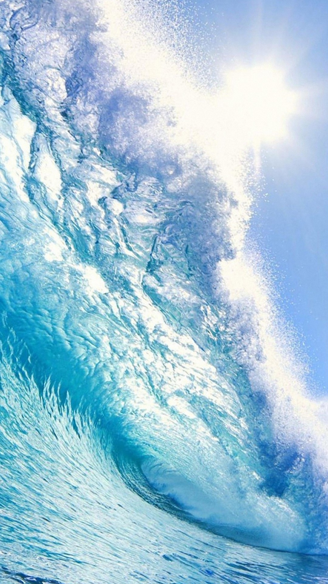 Bright Blue Wave Iphone 6s Wallpaper Iphone12 スマホ壁紙 待受画像ギャラリー