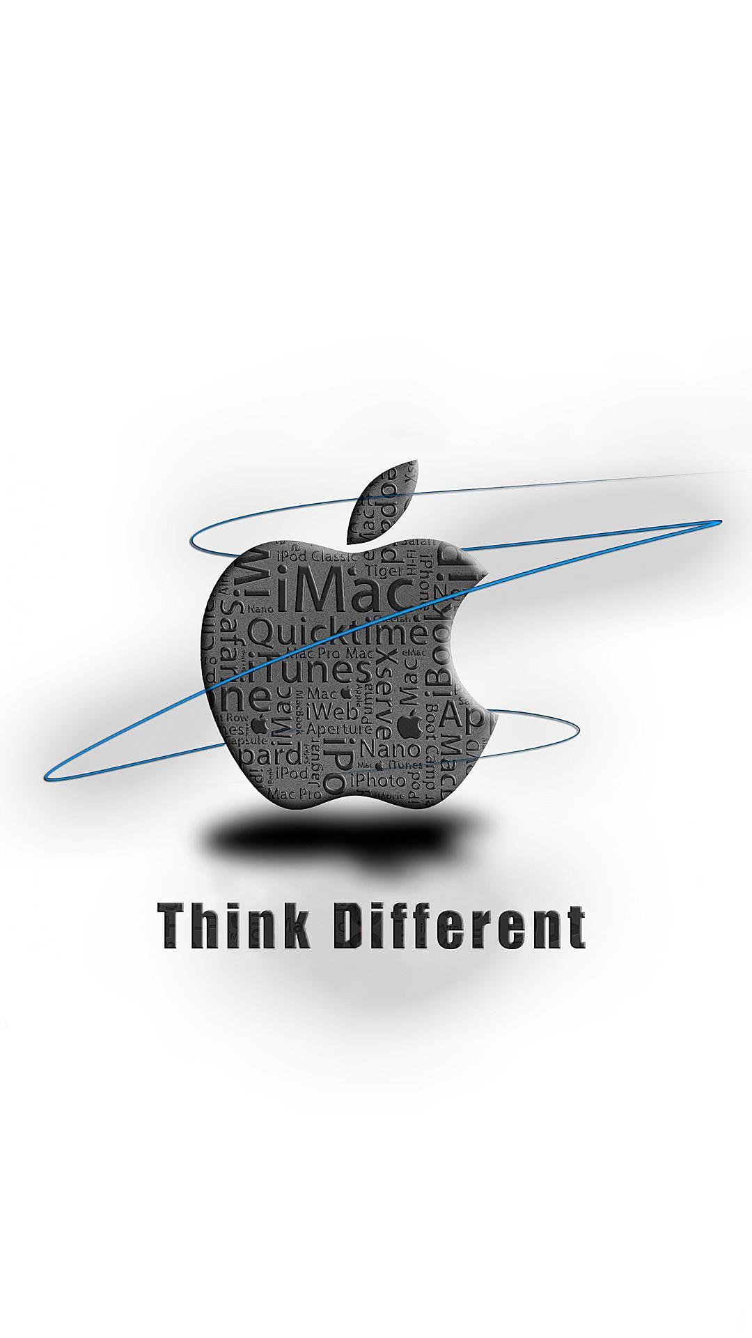 Think Different | アップルロゴのおしゃれなiPhone壁紙 | iPhone12 ...