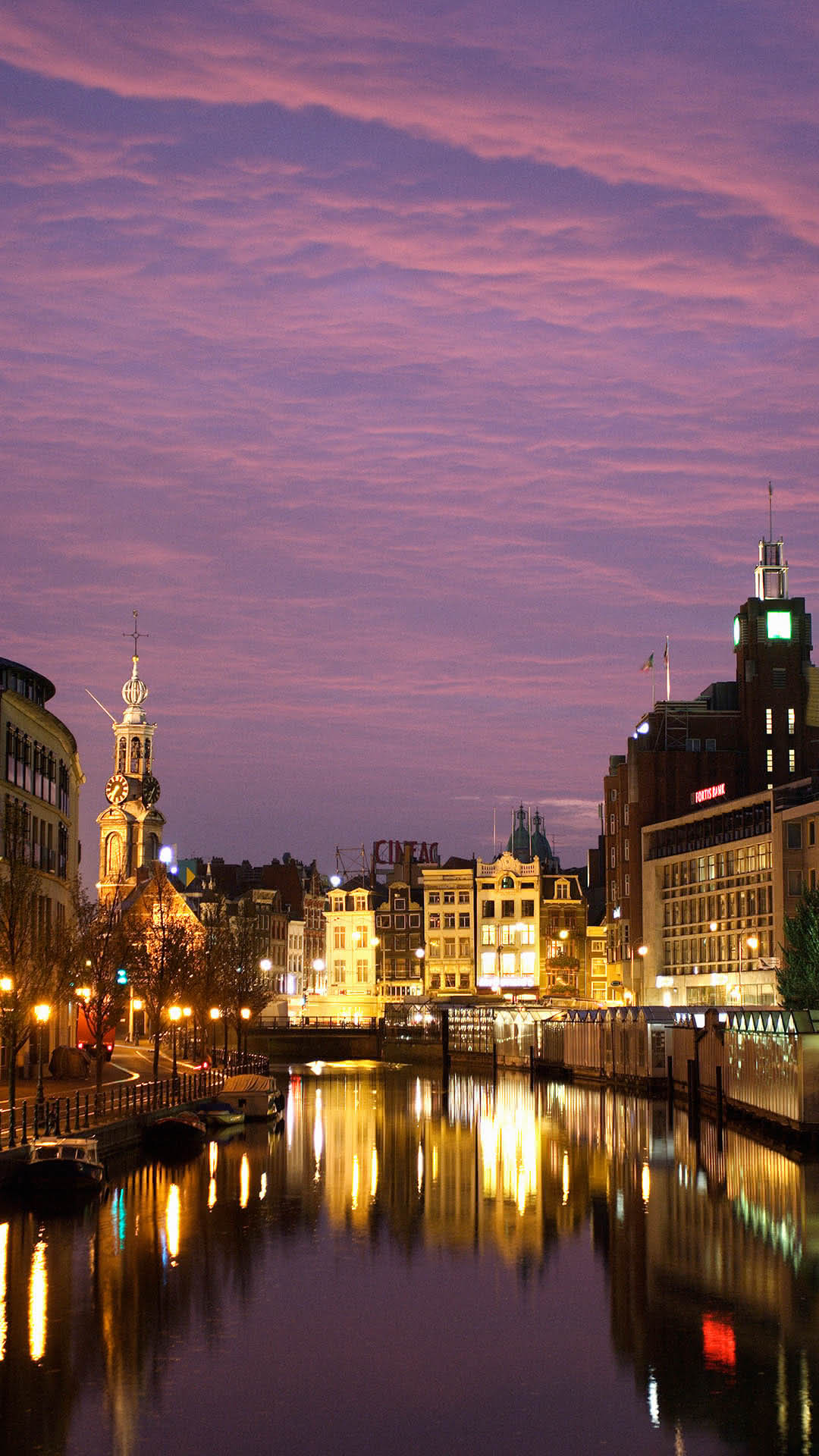 アムステルダムの夜景 | オランダ | iPhone12,スマホ壁紙/待受画像ギャラリー