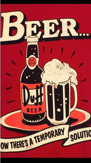 ダフ・ビール | レトロなポスター