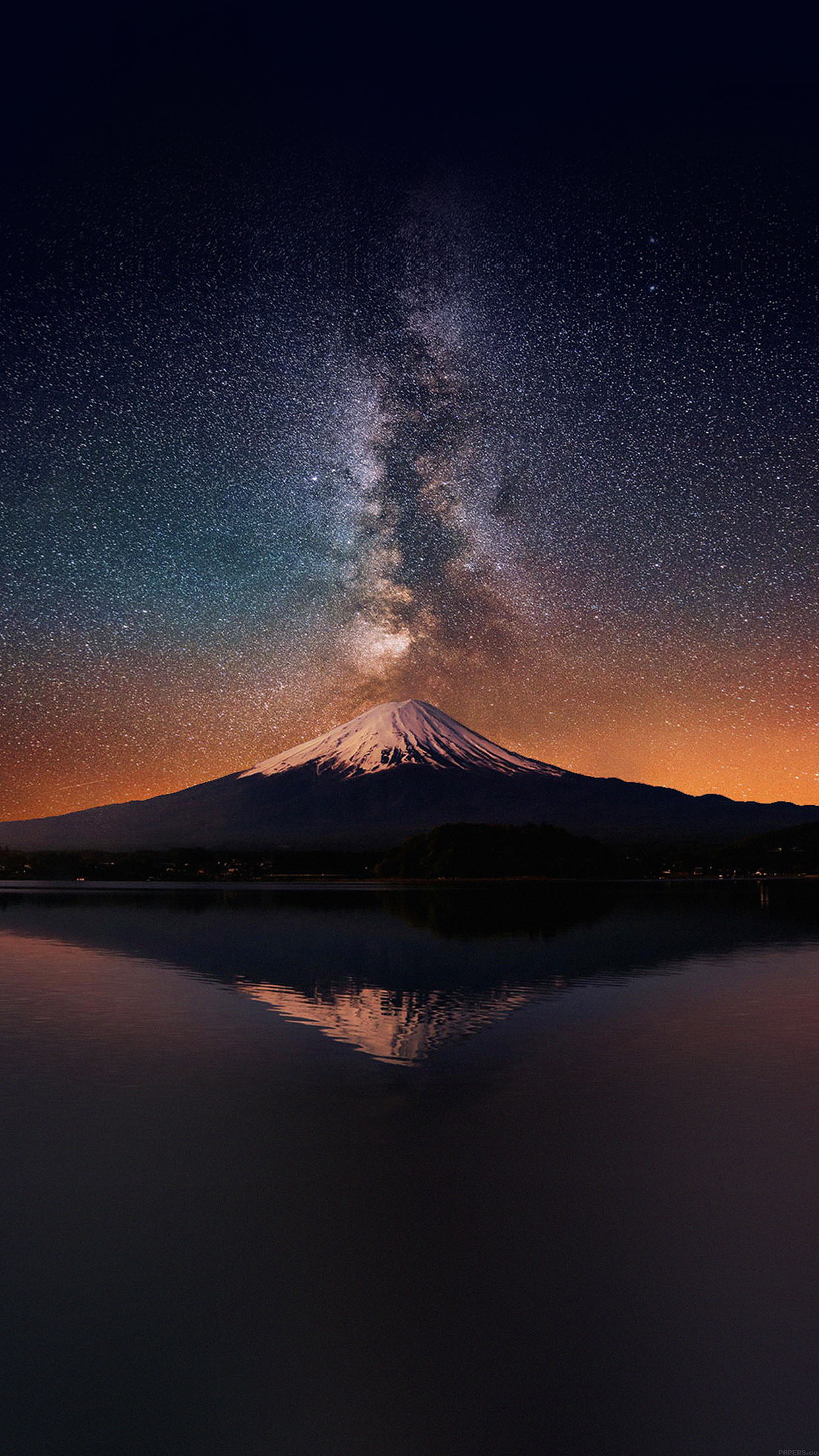 星空と富士山 Iphone12 スマホ壁紙 待受画像ギャラリー