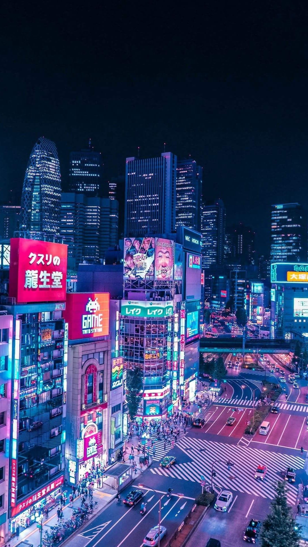 新宿の夜景 Iphone13 スマホ壁紙 待受画像ギャラリー