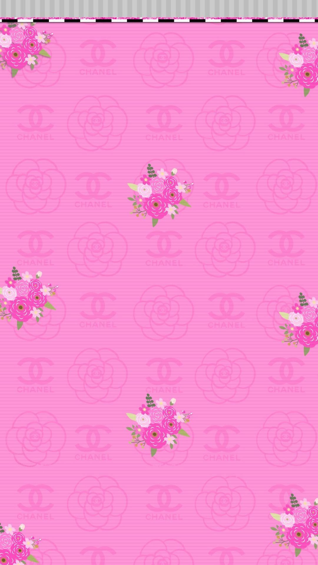 Chanel シャネル ピンクの花柄 Iphone13 スマホ壁紙 待受画像ギャラリー