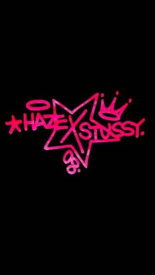 STUSSY（ステューシー） - ピンク／ブラック