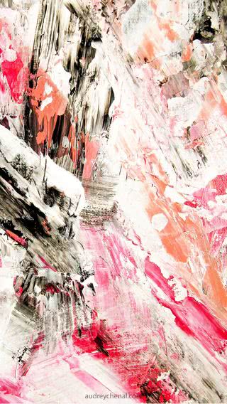 油絵の具 - ピンク／ホワイト