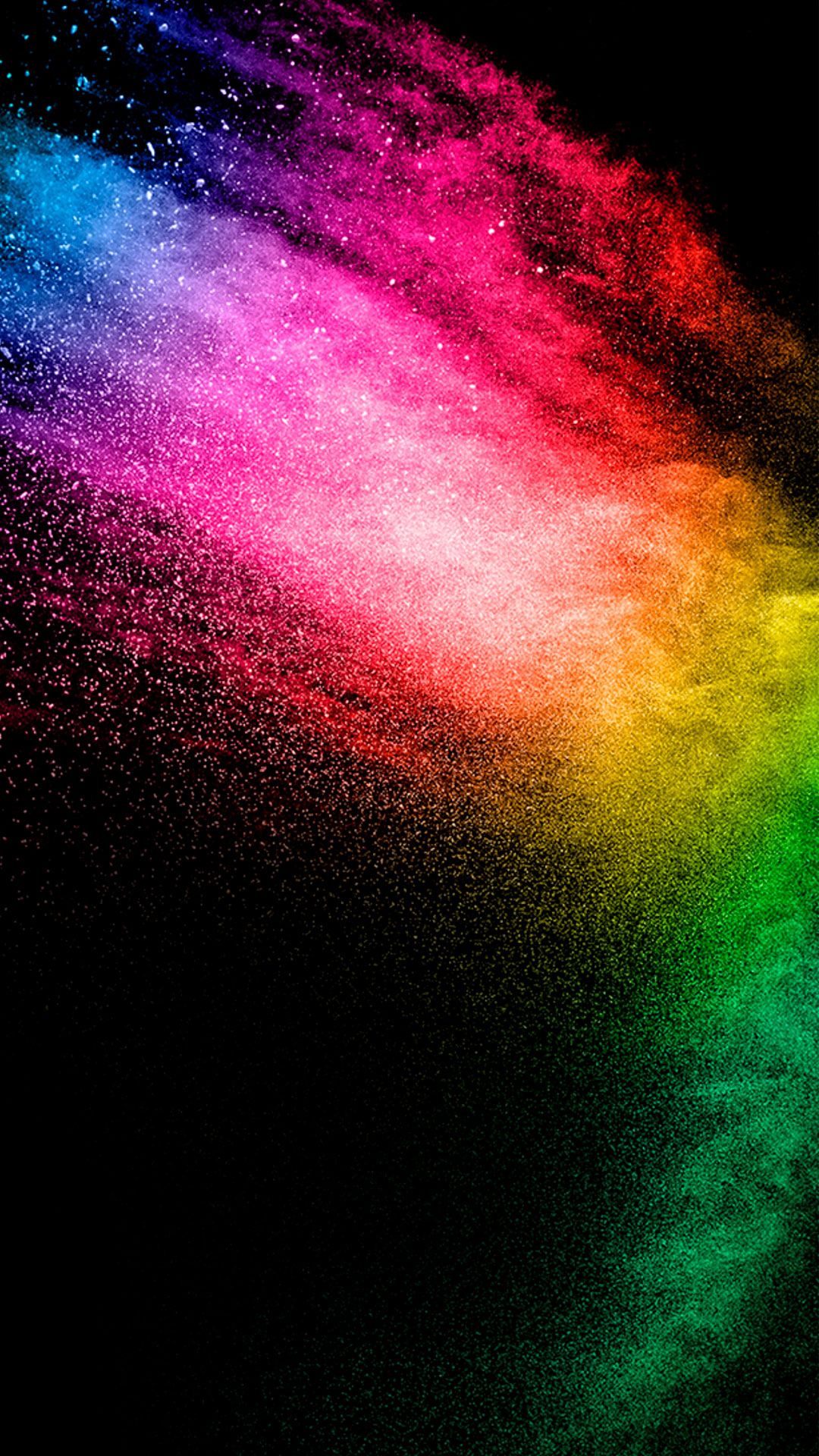 虹色の光の粒子 Iphone13 スマホ壁紙 待受画像ギャラリー