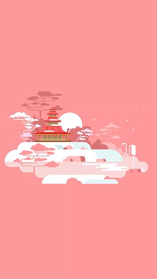 日本の城 | シンプルイラスト