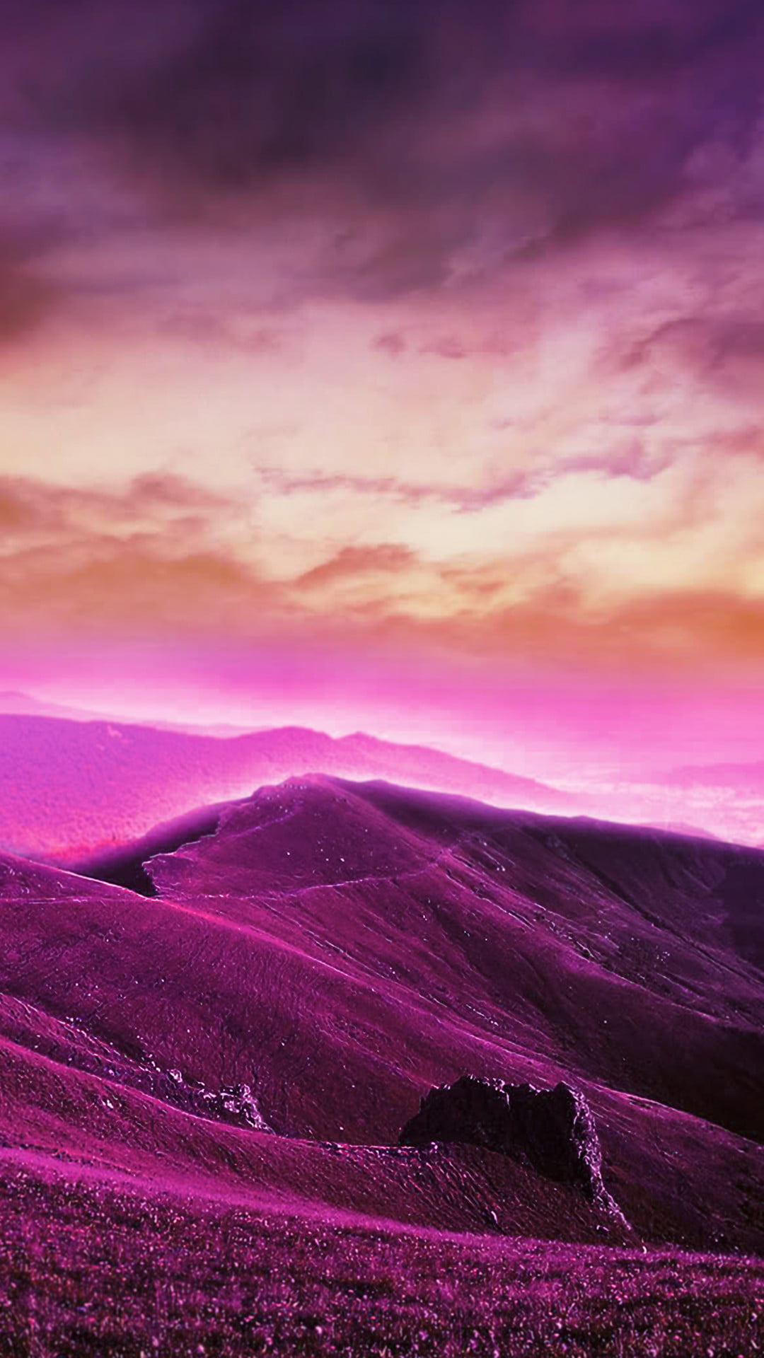 紫の山 Iphone14 スマホ壁紙 待受画像ギャラリー