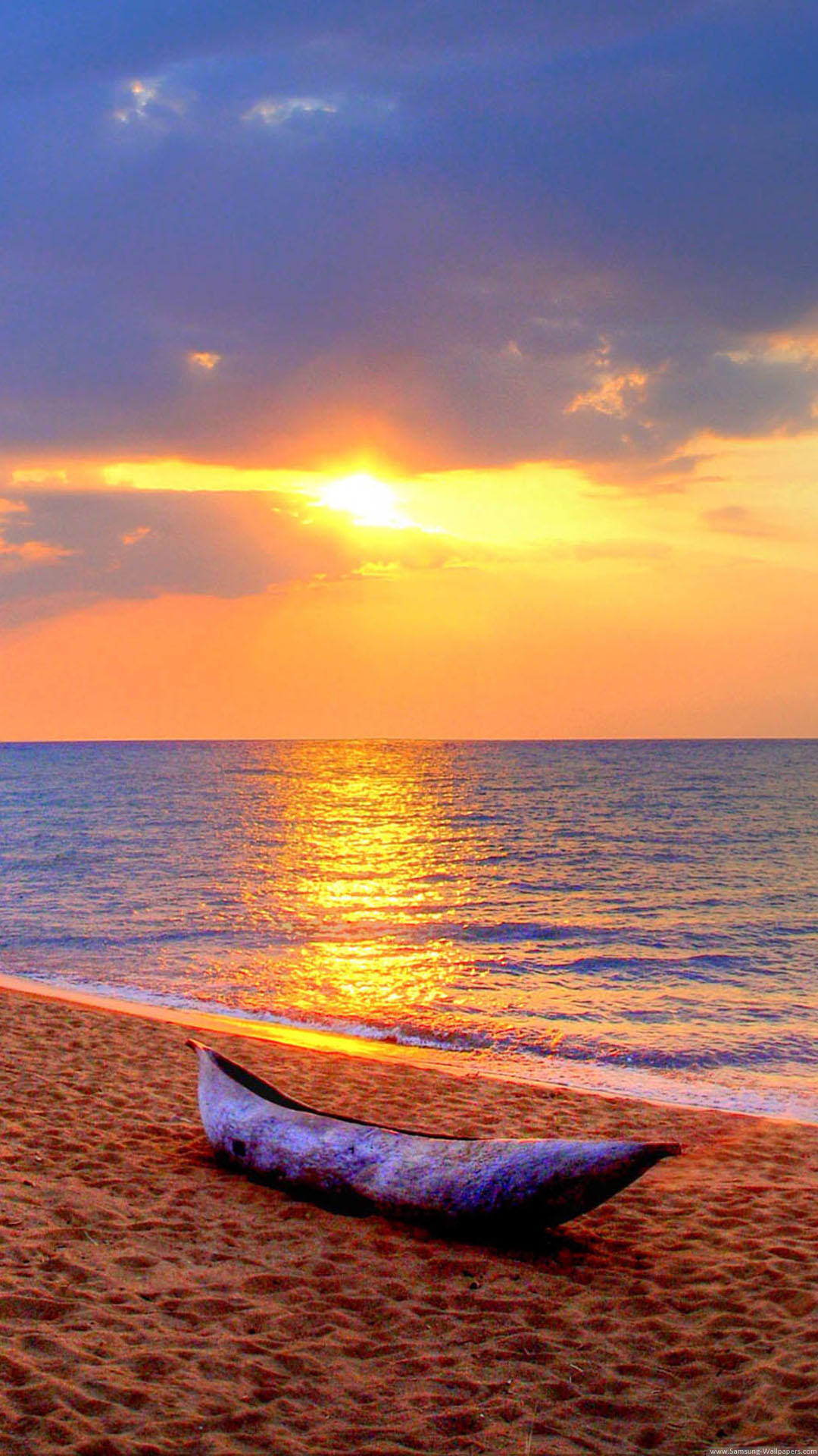 浜辺の美しい夕日 Iphone14 スマホ壁紙 待受画像ギャラリー