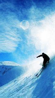 Ski iPhone wallpaper