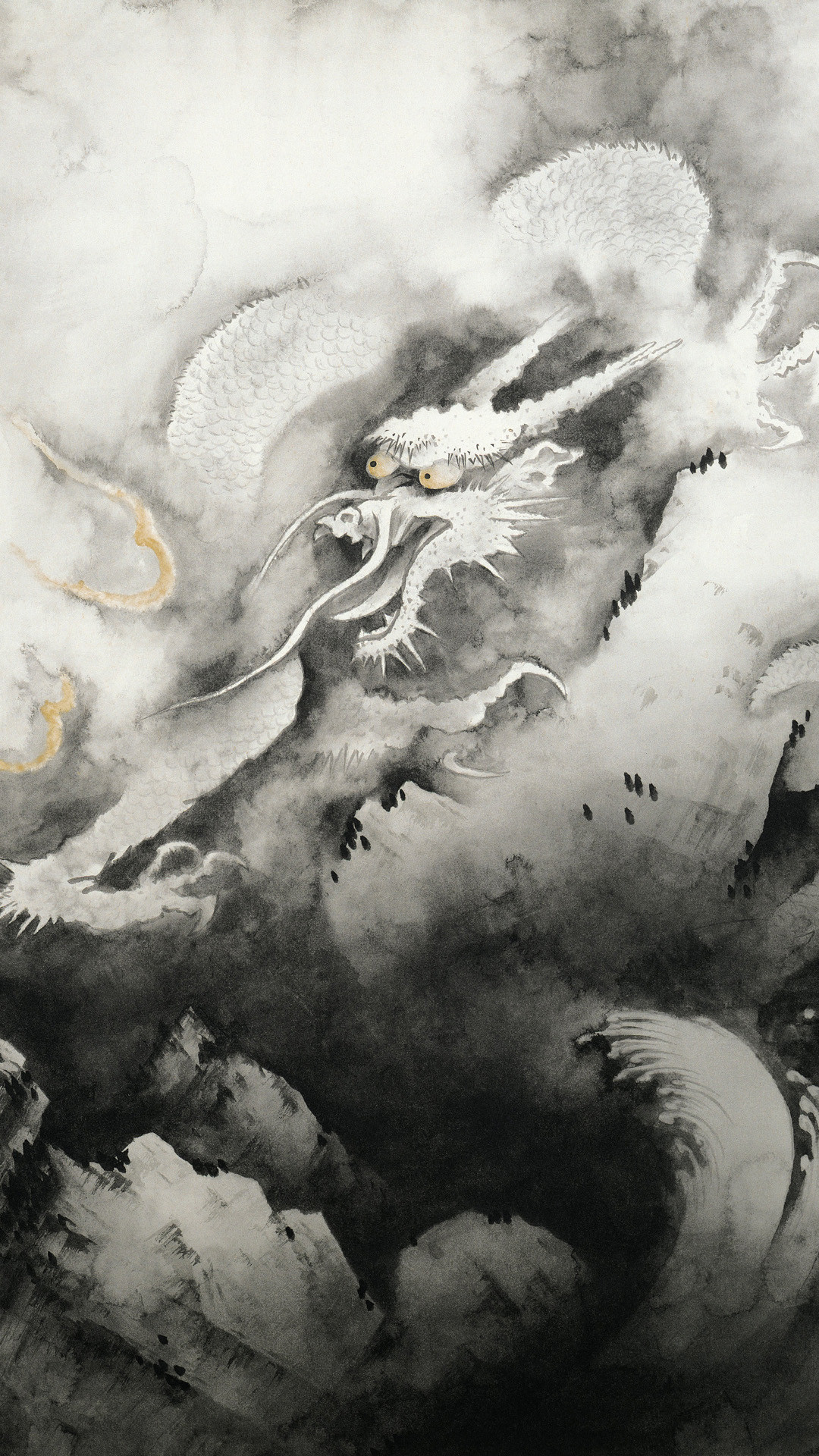 Японские облака. Ёкояма Тайкан. Ёкояма Тайкан Yokoyama Taikan 1868-1958. Японская живопись облака. Облака в стиле японской живописи.