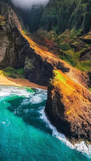 ハワイの海