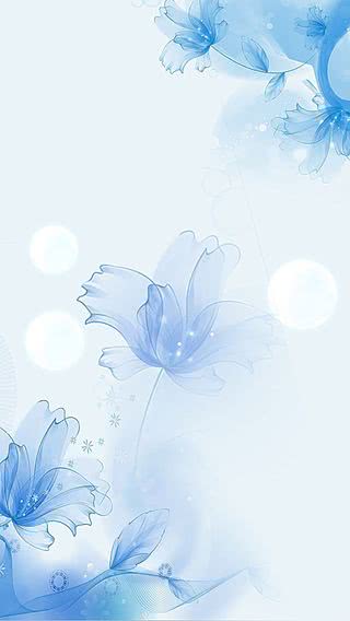 【163位】花柄 - ブルー