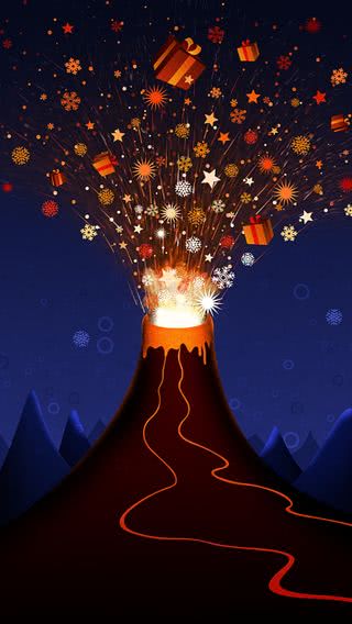 Christmas Volcano