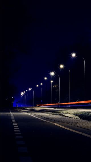 夜の道路