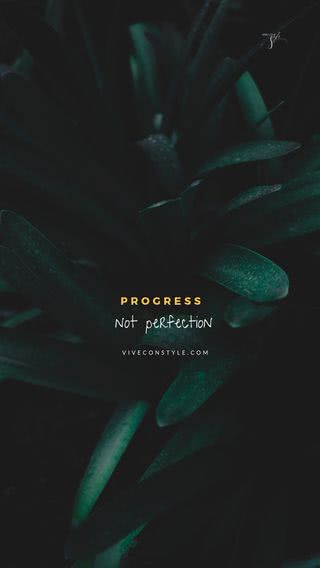 完璧ではなく進むことが大事 - Progress. Not perfection