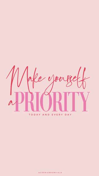 自分自身を優先しよう - Make yourself a priority
